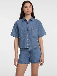 Boxy Denim Shirt