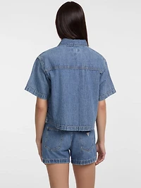Boxy Denim Shirt