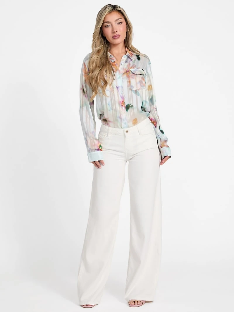 Dylan Floral Chiffon Shirt