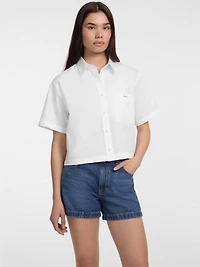 Boxy Poplin Shirt