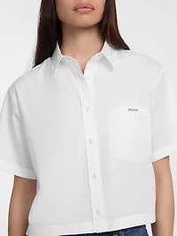 Boxy Poplin Shirt
