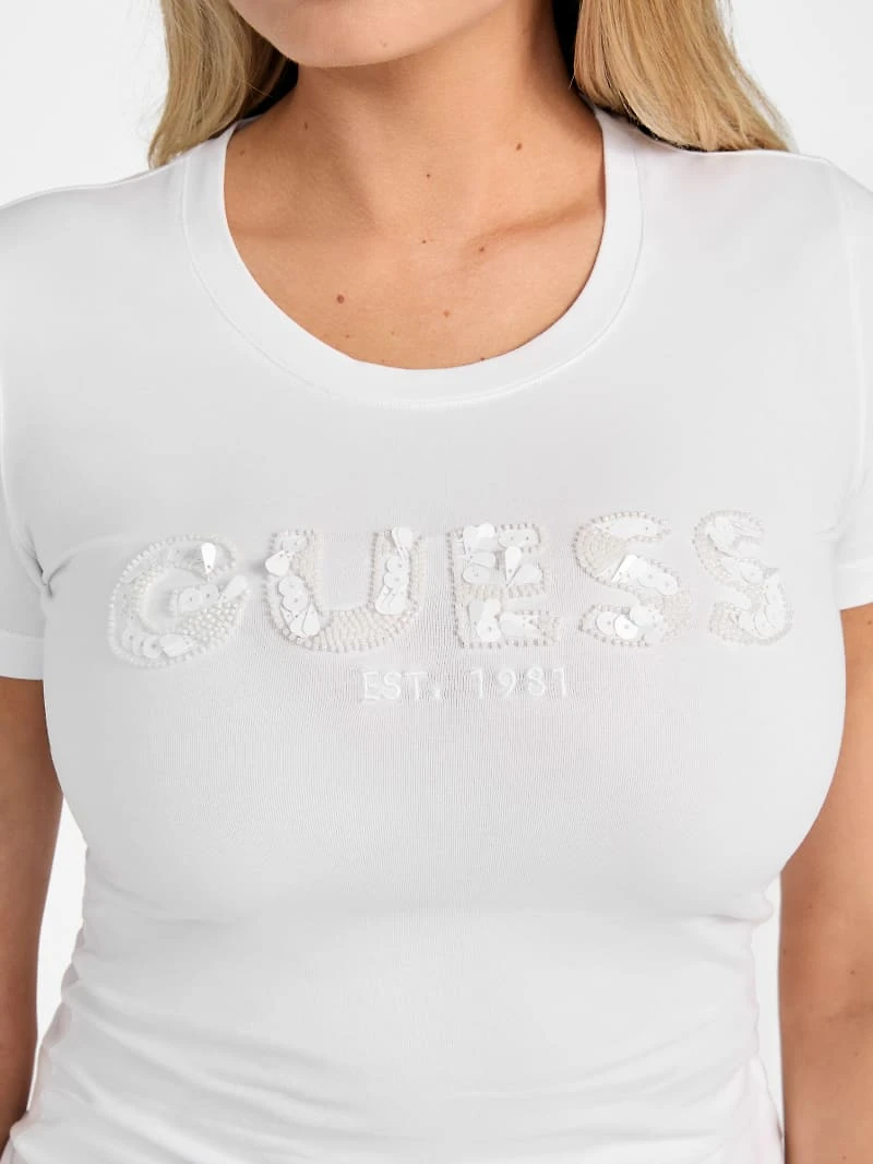 Eco Crewneck Sequin Tee