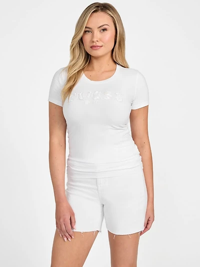 Eco Crewneck Sequin Tee