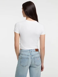 Crewneck Star Crop Tee