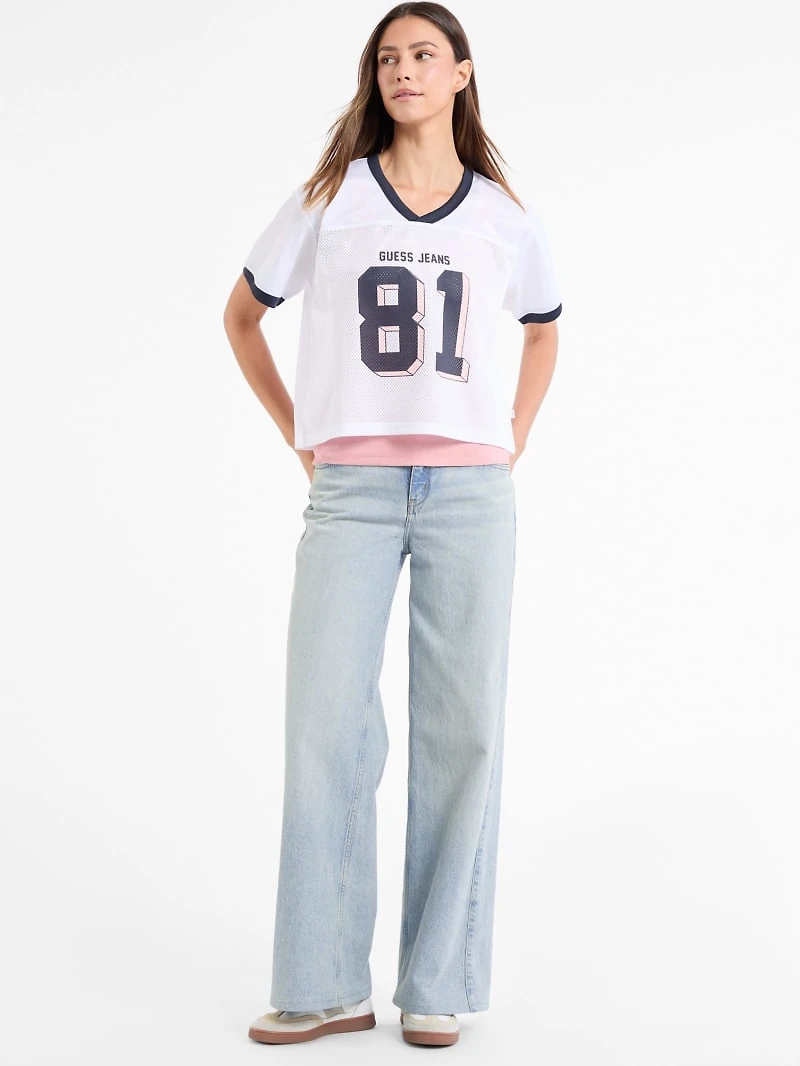 81 Varsity Boxy Crop Tee