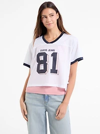 81 Varsity Boxy Crop Tee