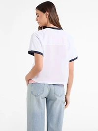 81 Varsity Boxy Crop Tee