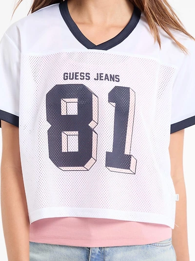 81 Varsity Boxy Crop Tee