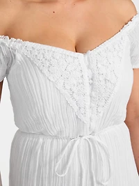 Eco Ciel Gauze Dress