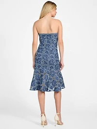 Maisy Lace Indigo Dress