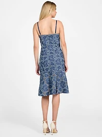 Maisy Lace Indigo Dress