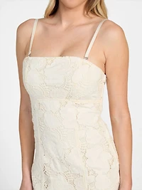 Maisy Strapless Lace Dress