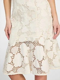 Maisy Strapless Lace Dress