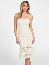 Maisy Strapless Lace Dress