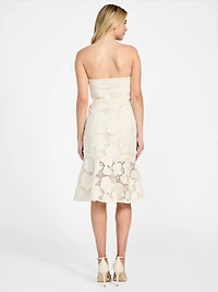 Maisy Strapless Lace Dress