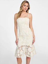 Maisy Strapless Lace Dress