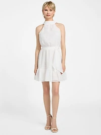 Danielle Halter Chiffon Dress