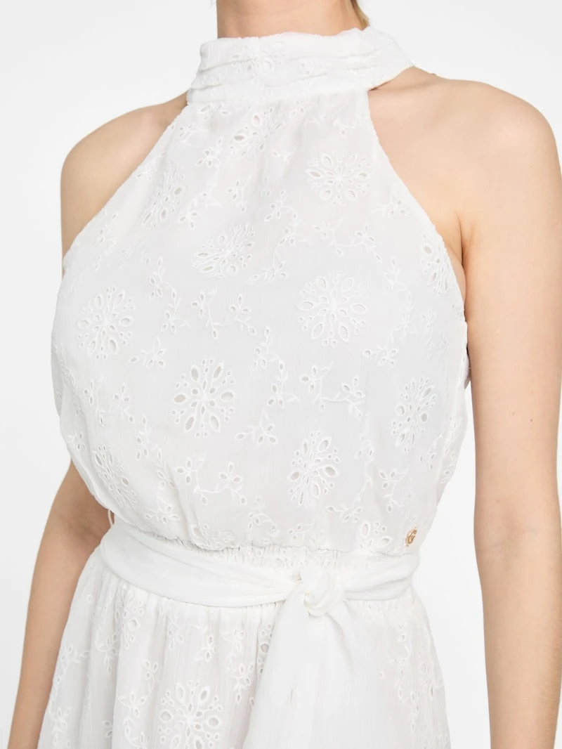 Danielle Halter Chiffon Dress