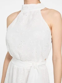 Danielle Halter Chiffon Dress