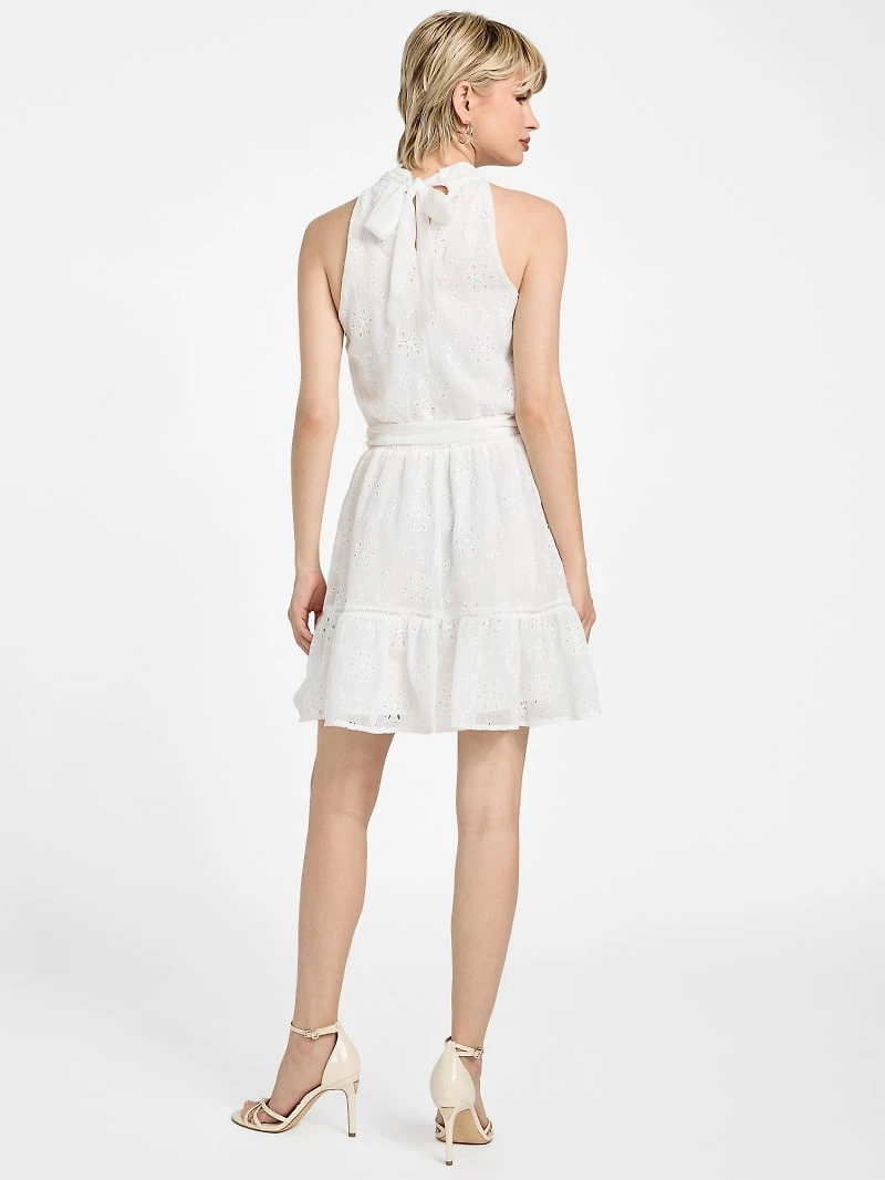 Danielle Halter Chiffon Dress