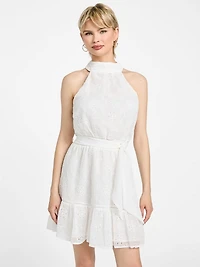 Danielle Halter Chiffon Dress