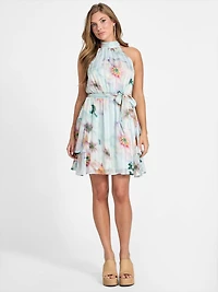 Romana Floral Chiffon Dress