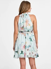 Romana Floral Chiffon Dress