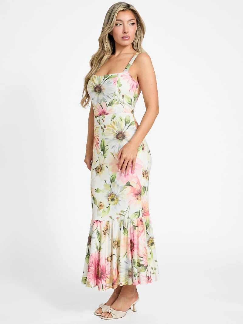 Eco Fleur Midi Dress
