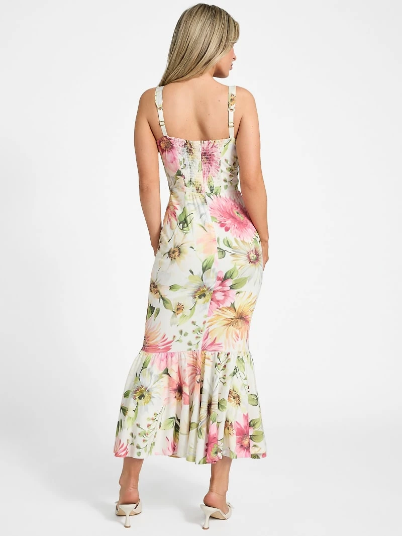 Eco Fleur Midi Dress