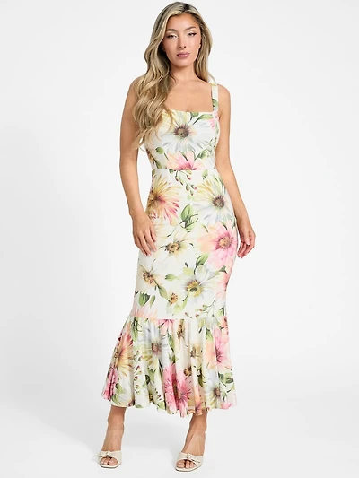 Eco Fleur Midi Dress