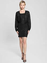 Khloe Rhinestone Sweater Dress