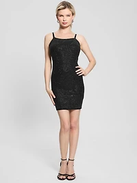 Khloe Rhinestone Sweater Dress
