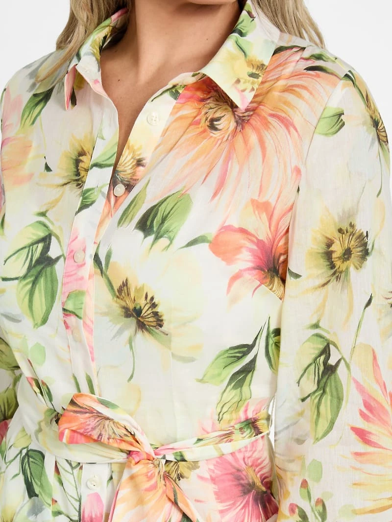 Faith Buttoned Dress