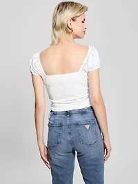 Eco Eliane Eyelet Top