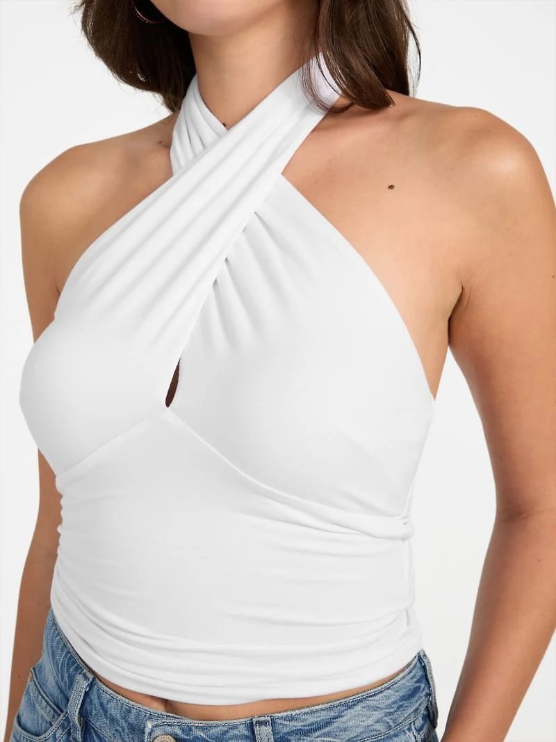 Eco Charlotte Crossed Top