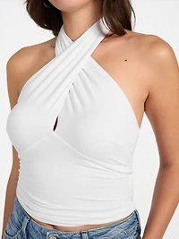 Eco Charlotte Crossed Top