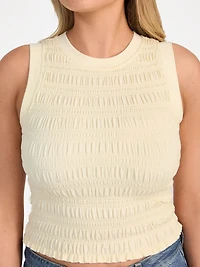 Eco Claire Smocked Tank Top