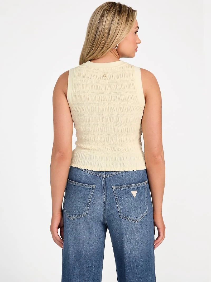 Eco Claire Smocked Tank Top