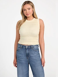 Eco Claire Smocked Tank Top