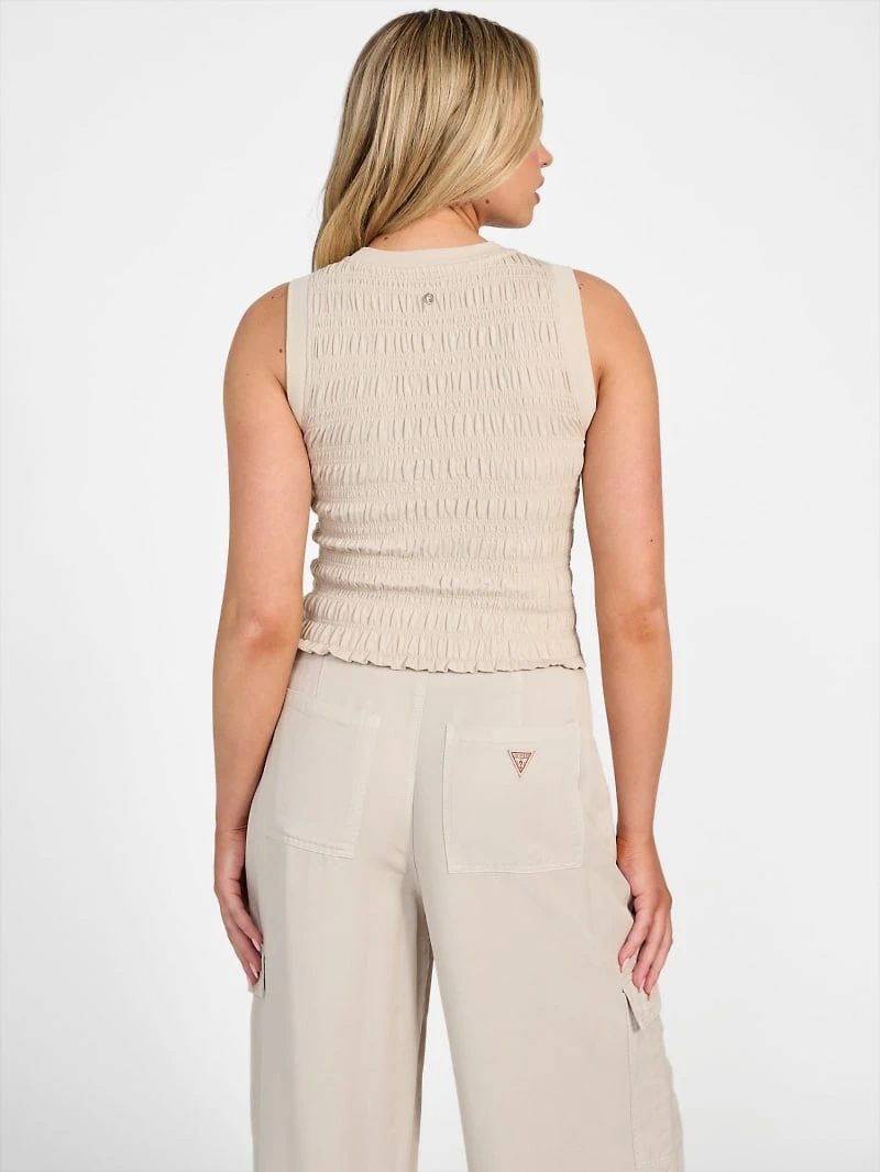 Eco Claire Smocked Tank Top