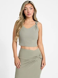 Eco Aimee Jeweled Strap Top