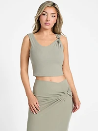 Eco Aimee Jeweled Strap Top