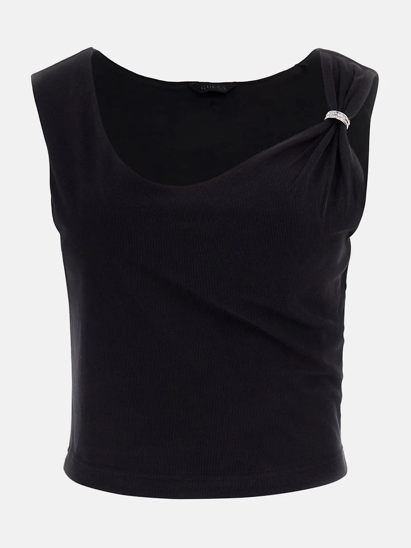 Eco Aimee Jeweled Strap Top