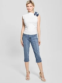 Eco Ariane Flower Accent Top