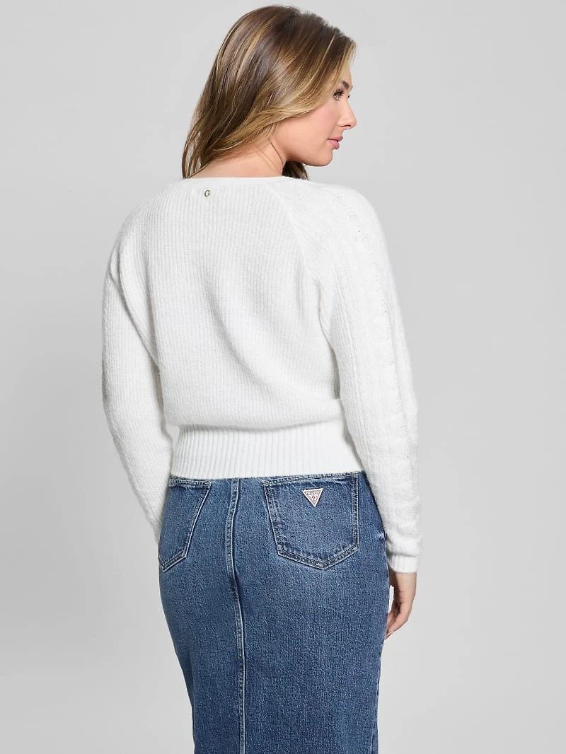 Kellie Wool-Blend Sweater Top