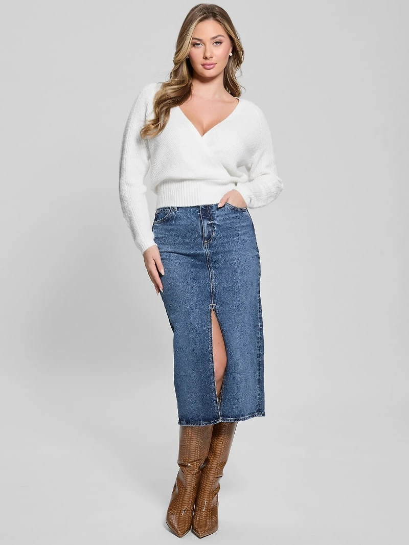 Kellie Wool-Blend Sweater Top