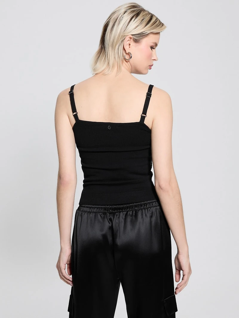 Khloe Rhinestone Sweater Tank
