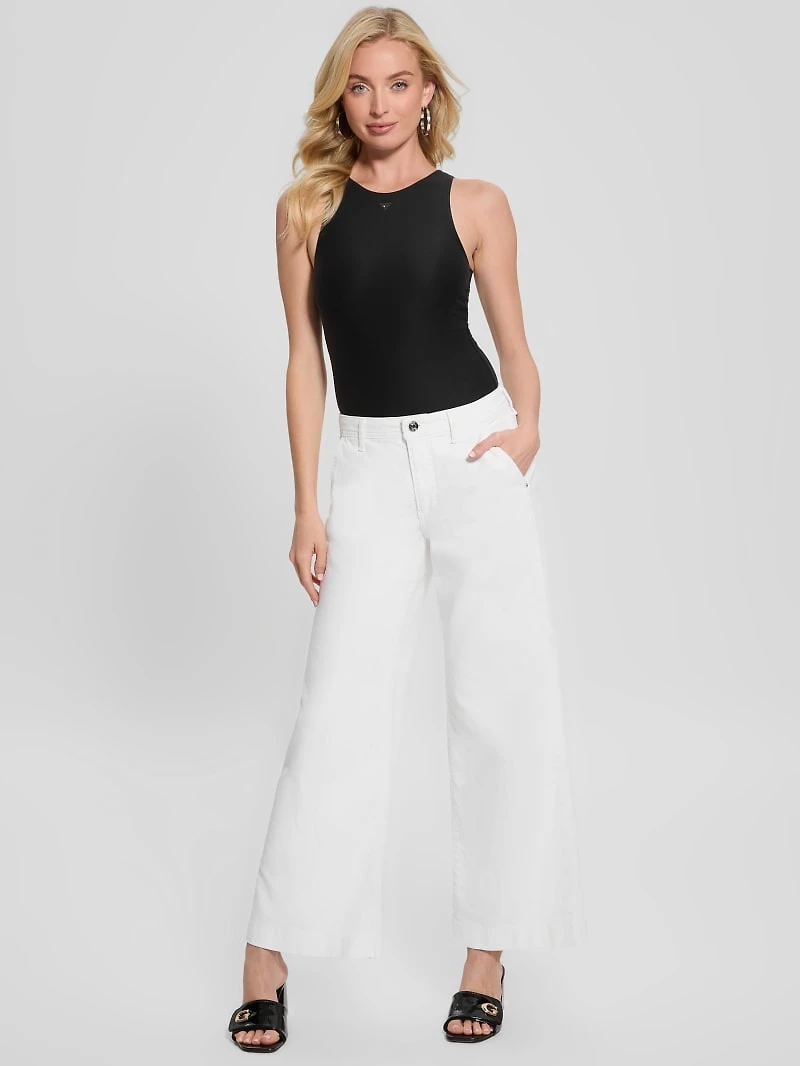 Eco Zoya Cropped Wide Jeans