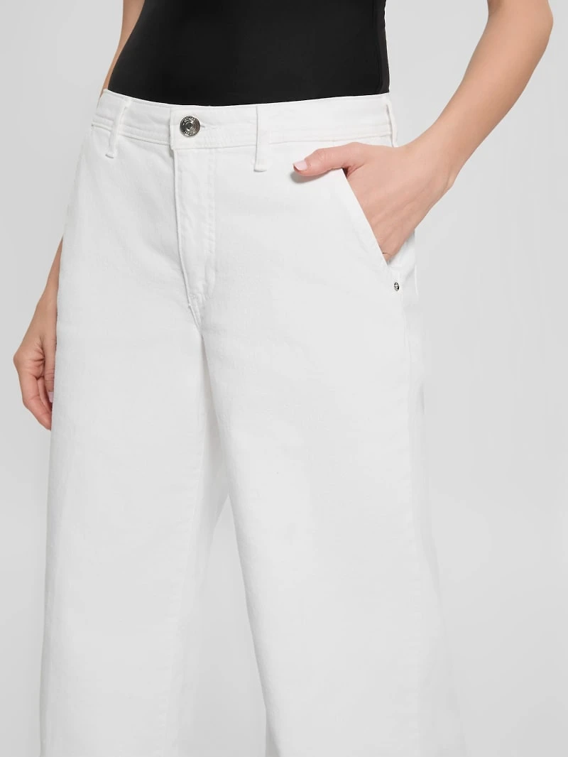 Eco Zoya Cropped Wide Jeans