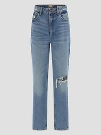 Eco Destroyed Mom Jeans